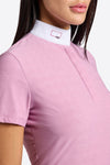 Jacquard Jersey S/S Competition Shirt - Mauve Orchid