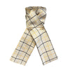 Tattersall Check Riding Stock - Cream/Gold/Black