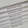 Sterling Silver Wheat Chain (2.0mm) 45cm