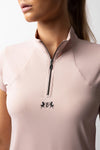 Joelle Short Sleeve Shirt - Sepia Rose