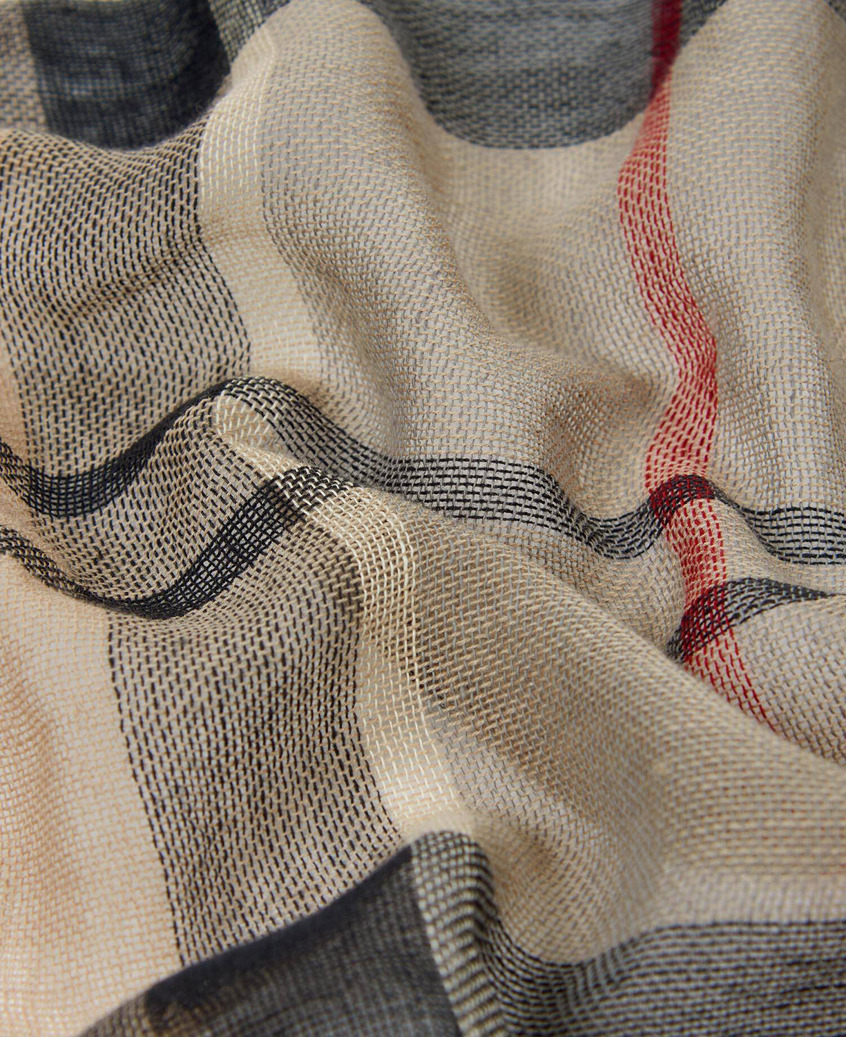 Welton Tartan Scarf - Stone Dress Tartan