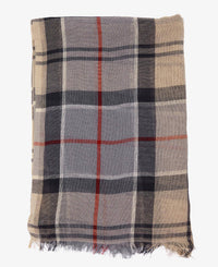 Welton Tartan Scarf - Stone Dress Tartan