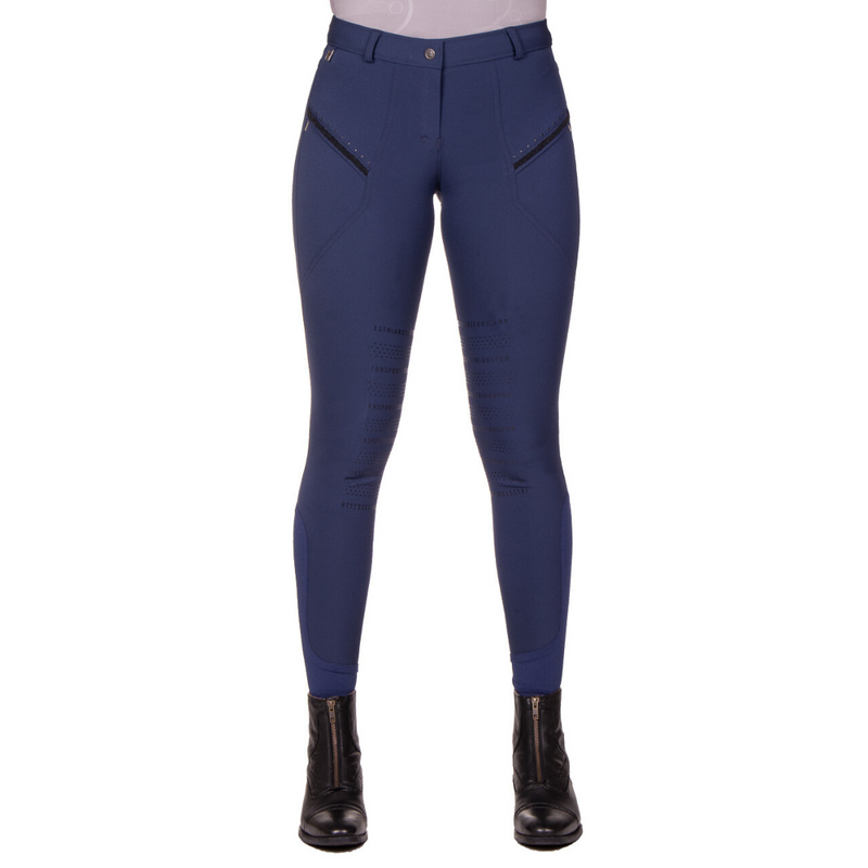 Jace Knee Grip Breeches - Navy