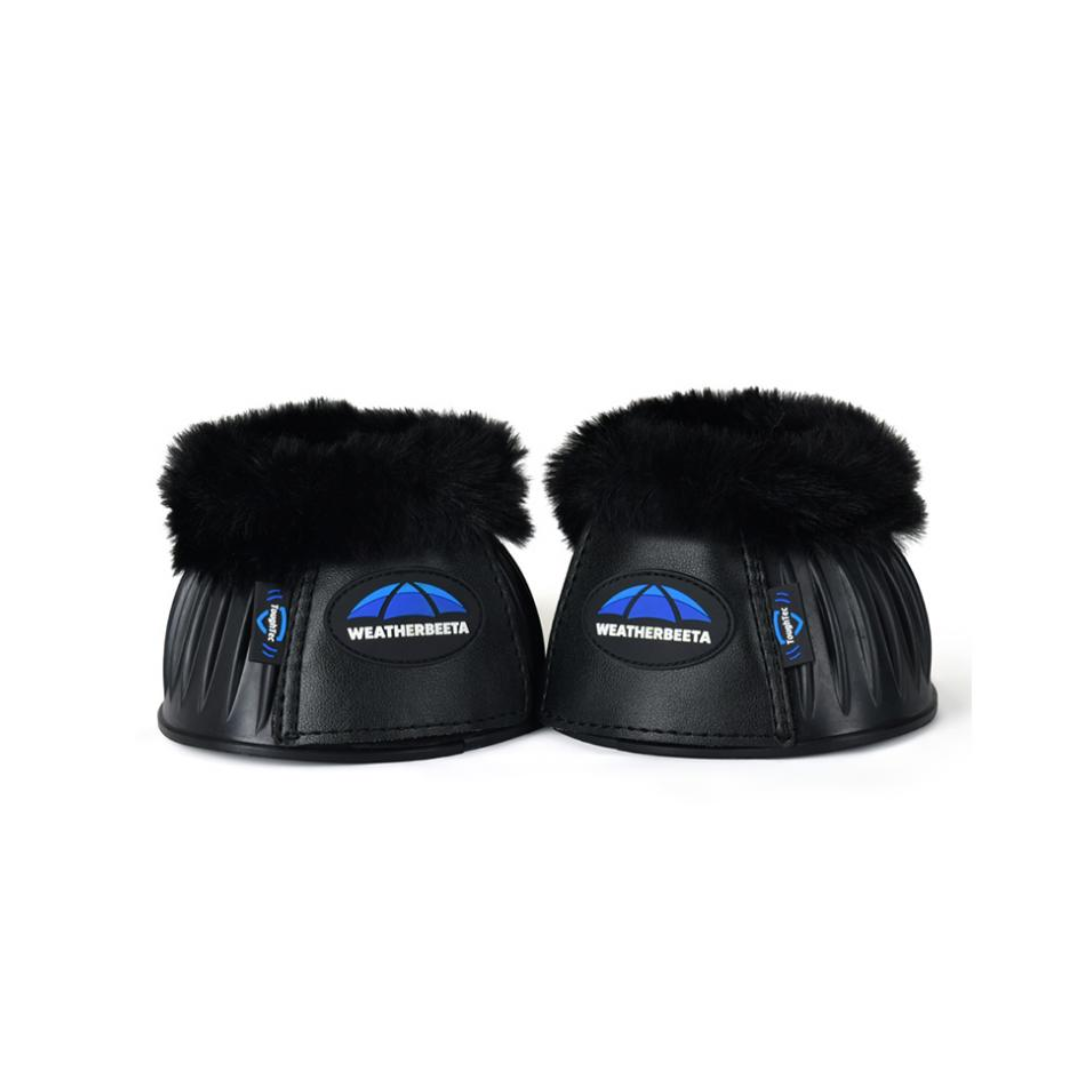Tough-Tec Prime Fleece Trim Rubber Bell Boots - Black