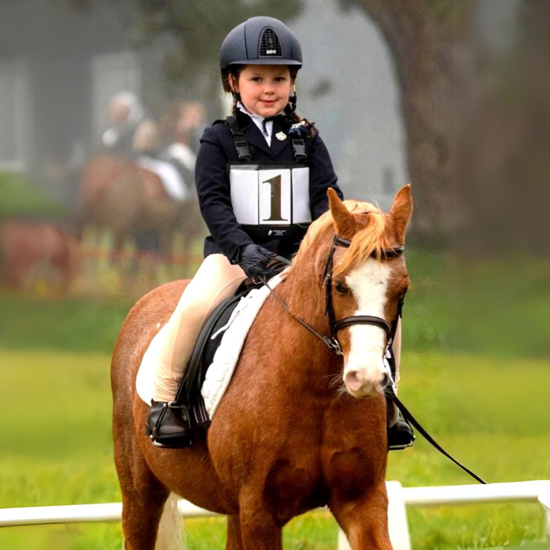 Youth Eventing Bib with Numbers – Rangiora Equestrian Supplies