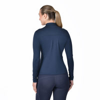 Breathable Long Sleeve Riding Top - Navy