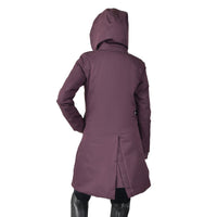 All Purpose Waterproof Longline Equestrian Jacket - Mulberry