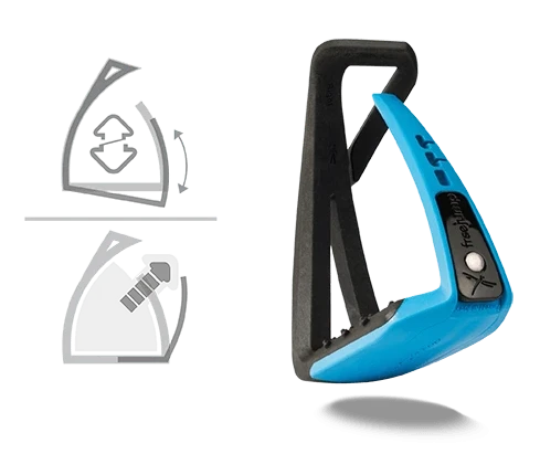 Soft'Up Lite Junior Stirrups - Blue