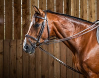 Working Hunter Draw Reins 1/2" - Brown