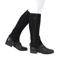 Easy-Care Half Chaps - Black
