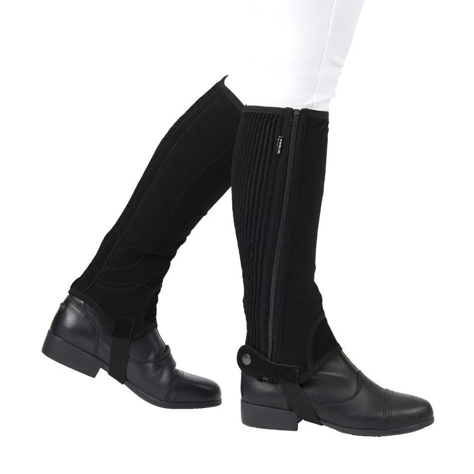 Easy-Care Half Chaps - Black