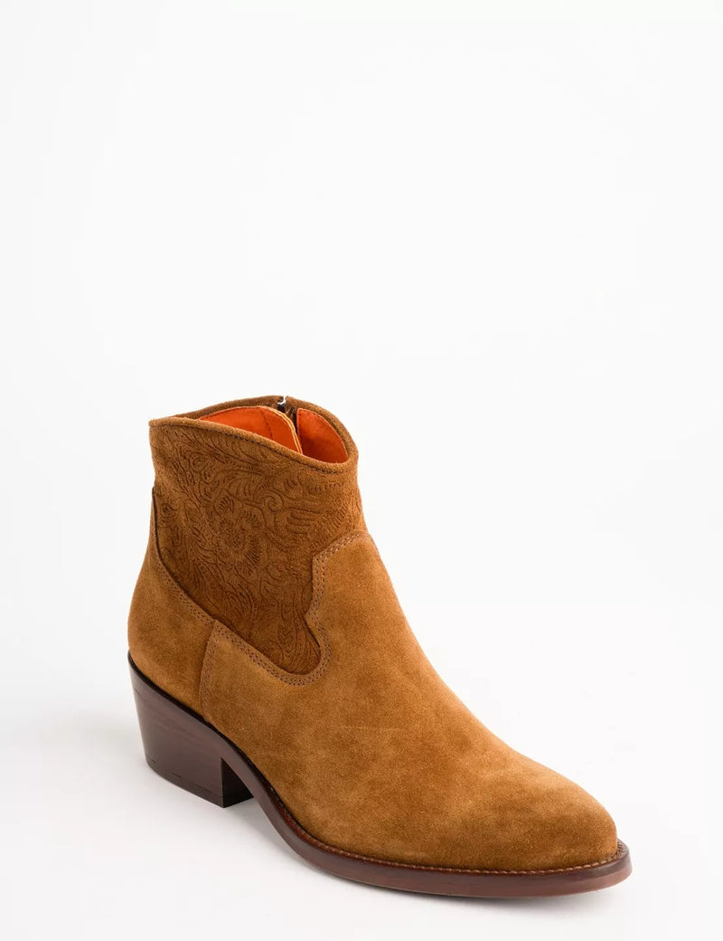 Cassidy Suede Cordoban Cowboy Boot - Peat