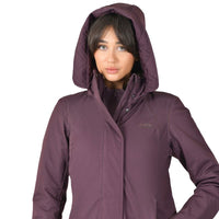 All Purpose Waterproof Longline Equestrian Jacket - Mulberry