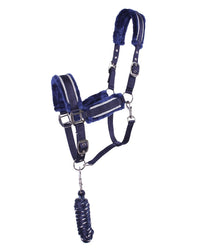 Headcollar Set Dolci - Blue/Silver