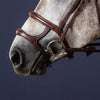 New English Double Noseband - Brown