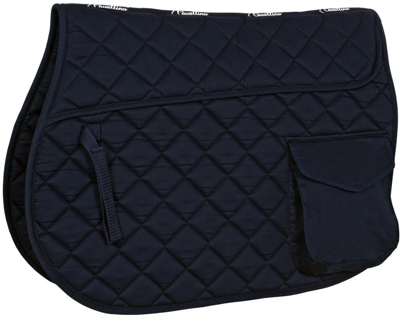 Quilted Cotton Saddle Pad with Pockets