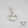 9ct Yellow Half Bit Pendant