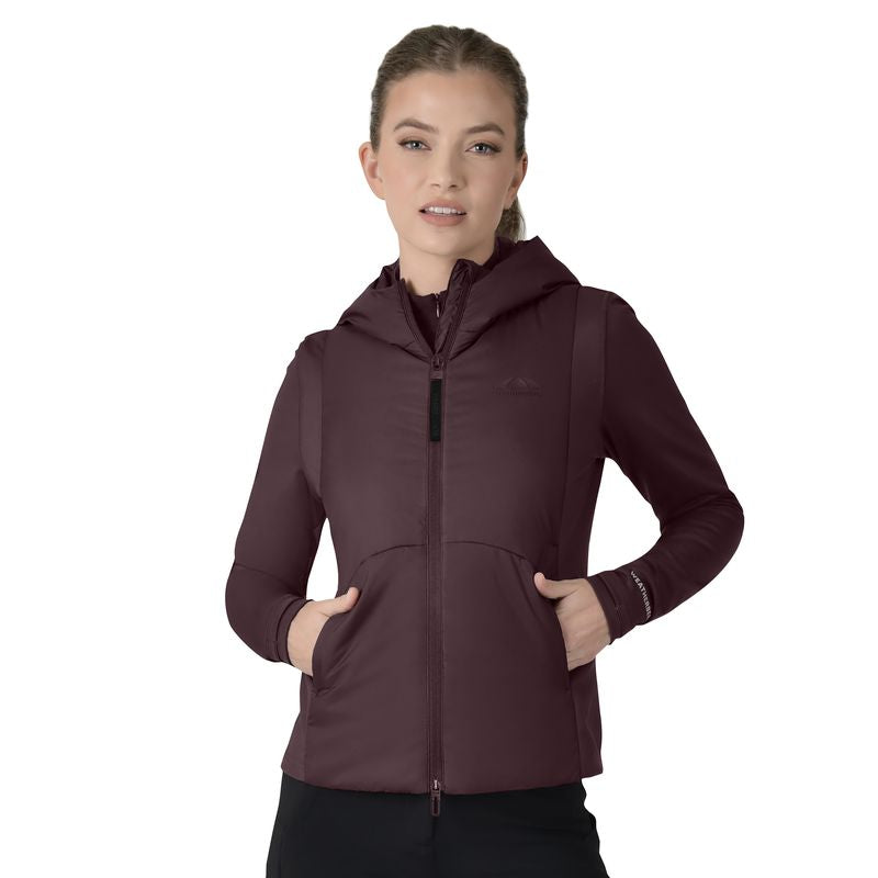 Hybrid Padded Jacket - Mulberry