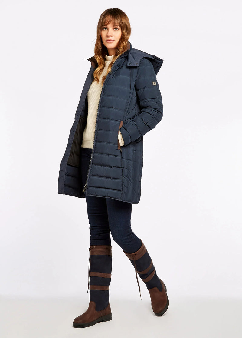 Galway SlimFit Country Boot - Navy / Brown