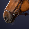 New English Adjustable Drop Noseband - Brown