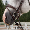 US Jumping Anatomic Flash Noseband - Brown