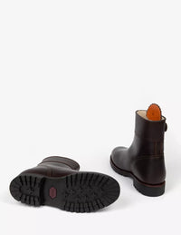 Cropped Lined Tassel Boot - Conker