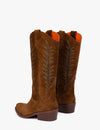 Goldie Embroidered Cowboy Boot - Peat