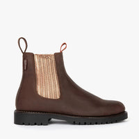 Oscar Leather Boot - Bitter Chocolate/Rose Gold