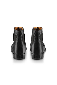 Taurus Front Zip Short Riding Boots - Black