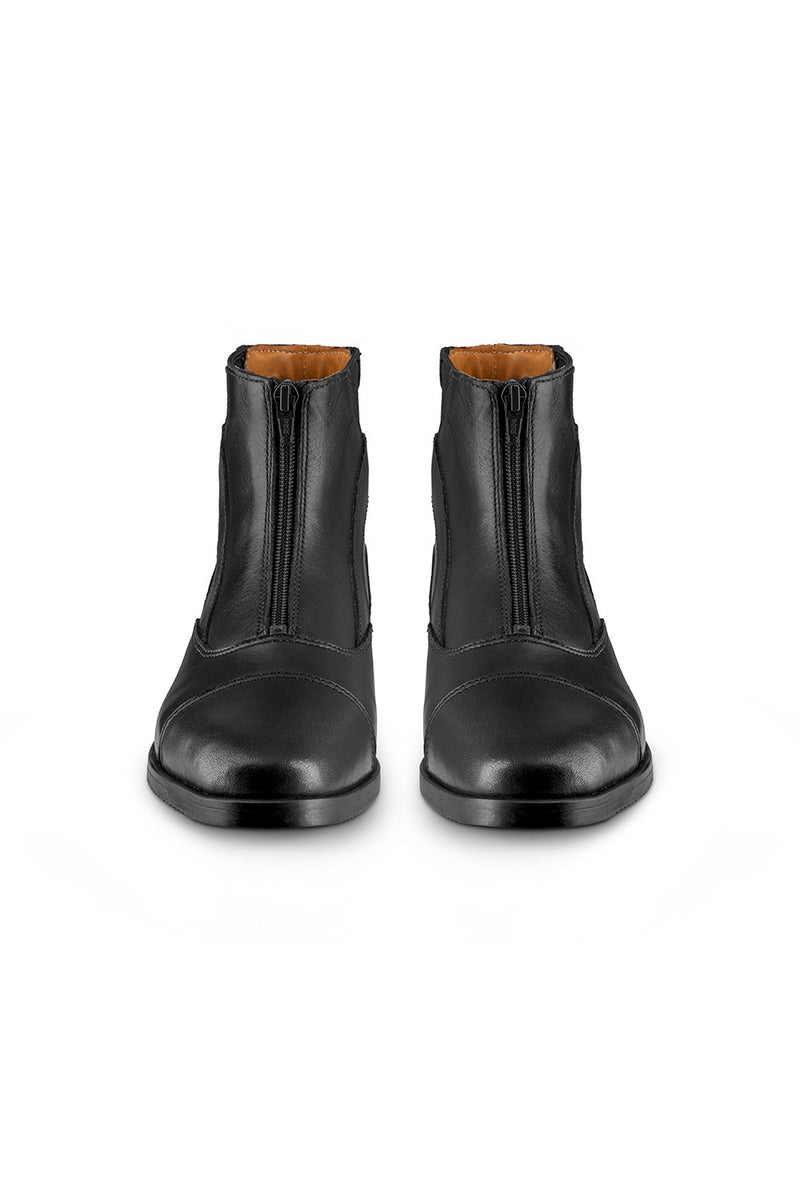 Taurus Front Zip Short Riding Boots - Black