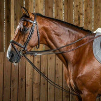 Working Full Leather Draw Reins 1/2" - Brown Full