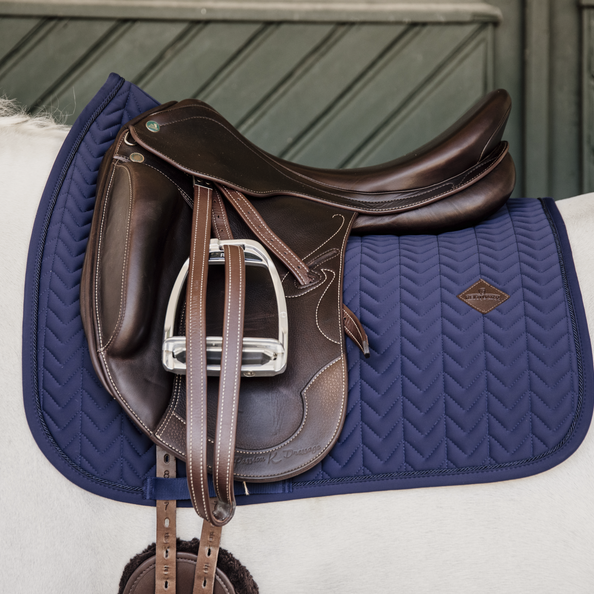 Kentucky - Fishbone Dressage Saddle Pad - Navy