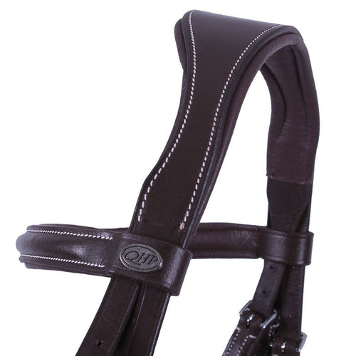 QHP - Luxury Stitched Bridle - Black