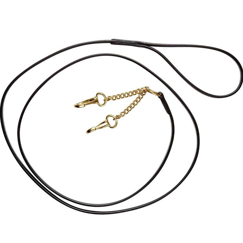 Leather Two Chain Lead
