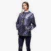 Waterproof Nylon Hooded Jacket - Navy