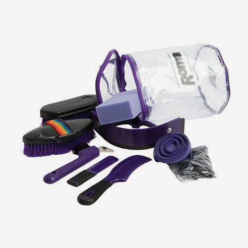 Roma - Backpack Grooming Kit 9 Piece - Purple