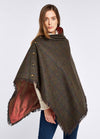 Hazelwood Tweed Poncho - Hemlock