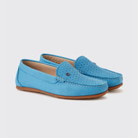 Cannes Boat Shoes - Blue Mist