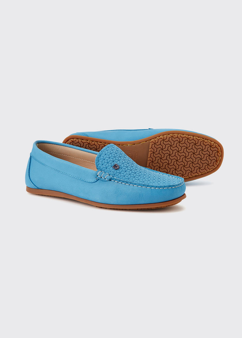 Cannes Boat Shoes - Blue Mist