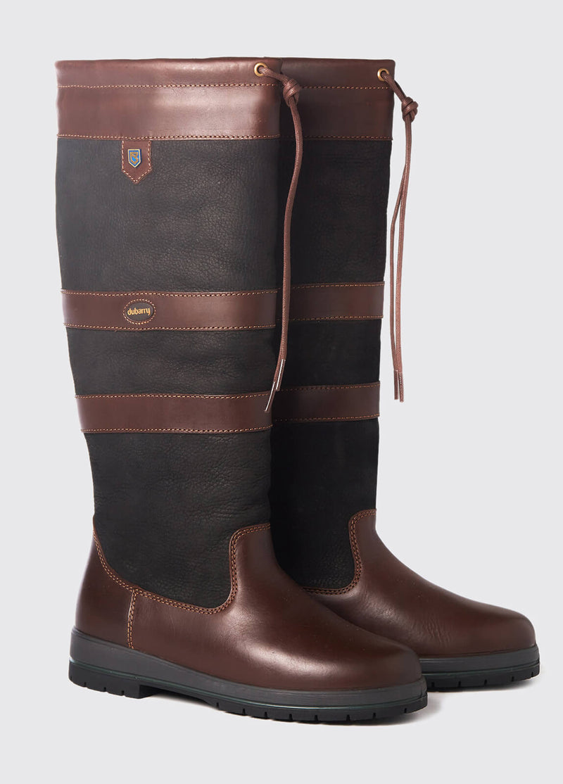 Galway ExtraFit Country Boot - Black/Brown