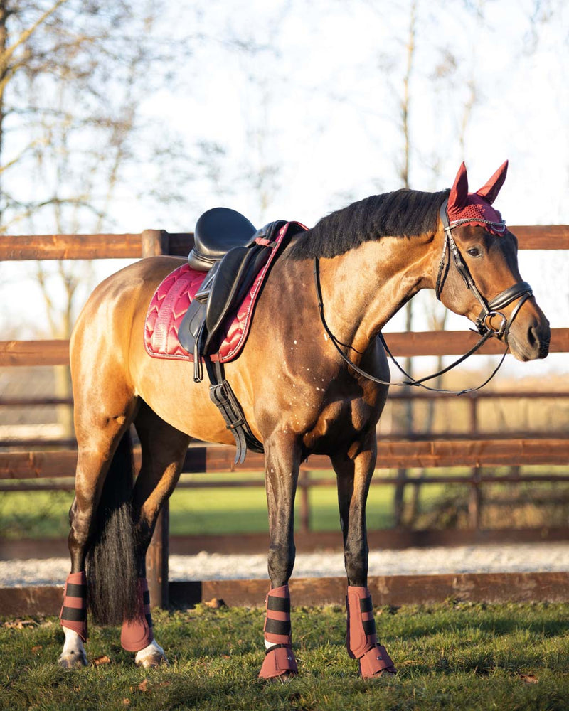 Gloss Boots - Burgundy (Pony)