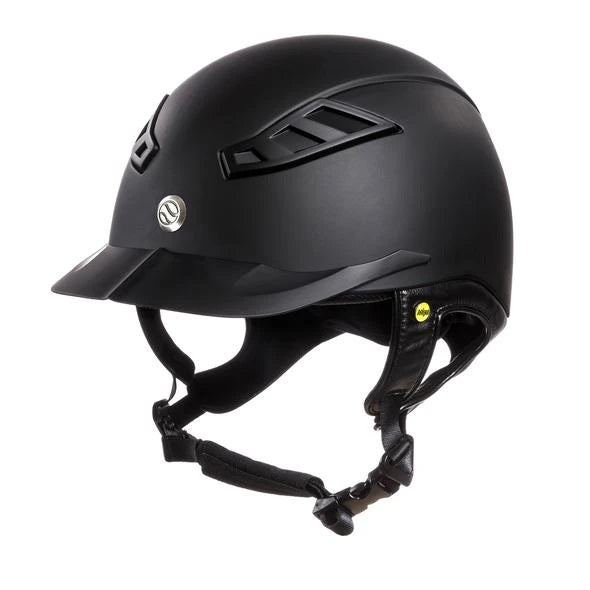 Back On Track - EQ3 Lynx Smooth Top Helmet - Black