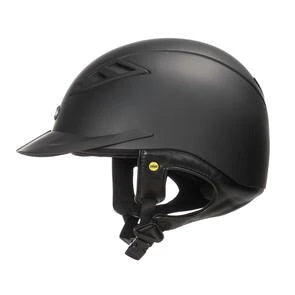 Back On Track - EQ3 Lynx Smooth Top Helmet - Black