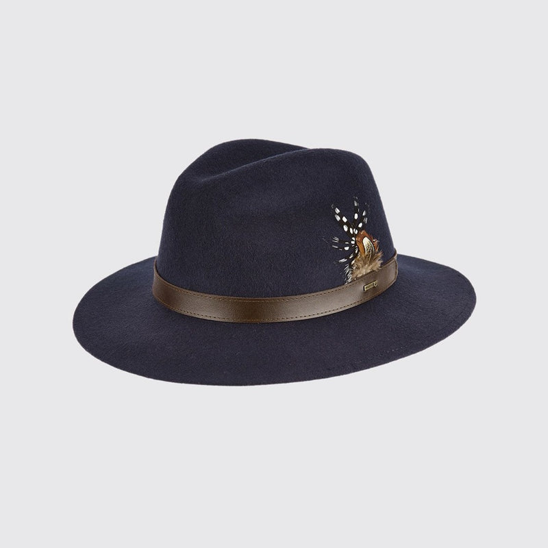 Dubarry Gallagher Felt Hat - Navy