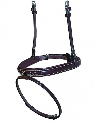 US Jumping Hunter Flash Noseband - Brown