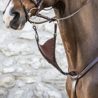 New English Soft Bib Martingale Attachment - Brown