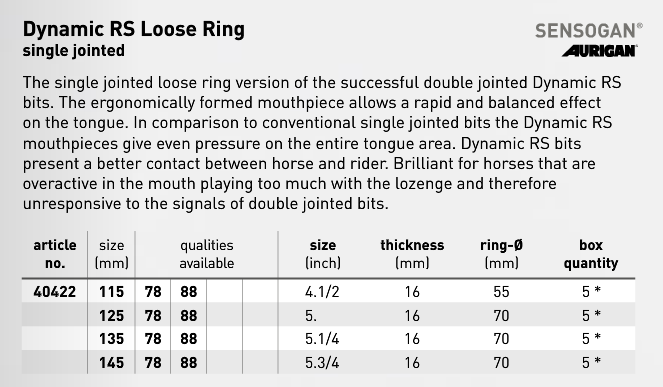 Sprenger Dynamic RS Loose Ring - Single Join