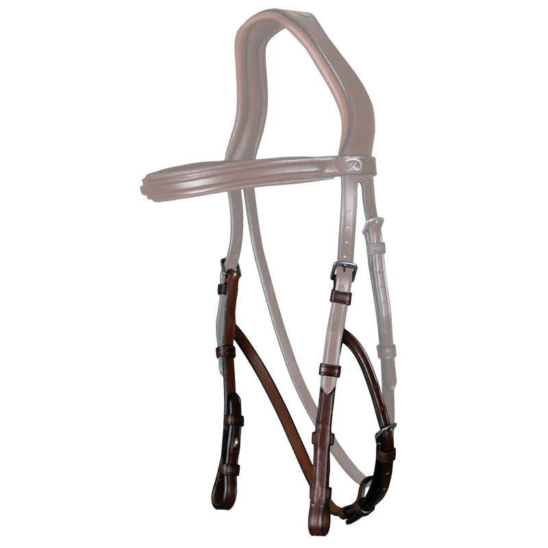 New English Hackamore Cheekpieces - Brown