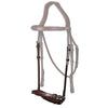 New English Adjustable Drop Noseband - Brown