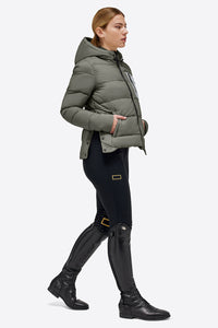 Quilted Puffer Jacket - Dusty Olive